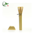 Fouet Matcha en Bambou Doré - Tige Longue (pour Matcha ou café)